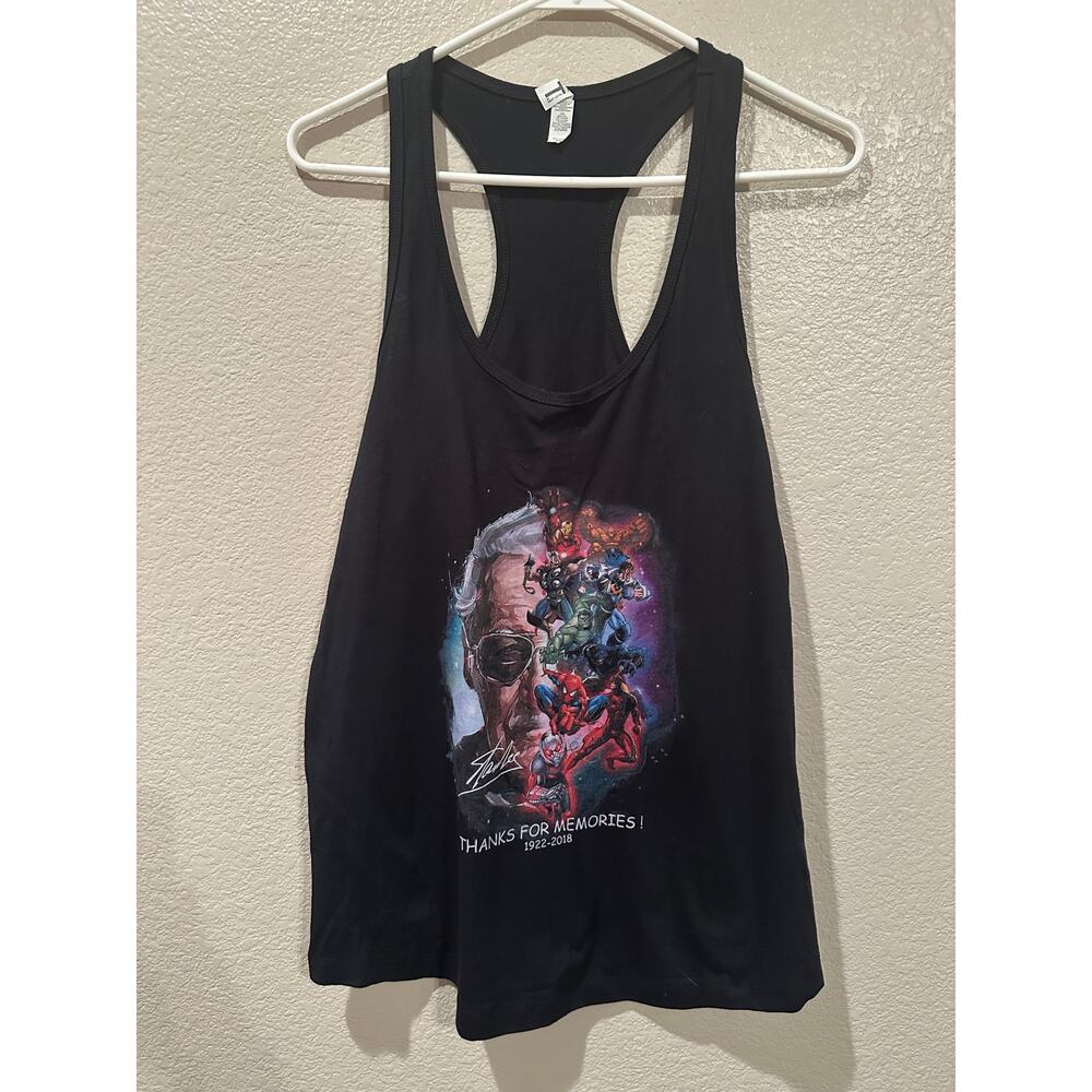 Disney Marvel Stan Lee Legend Tribute Thanks for Memories  Avengers Tank XXL